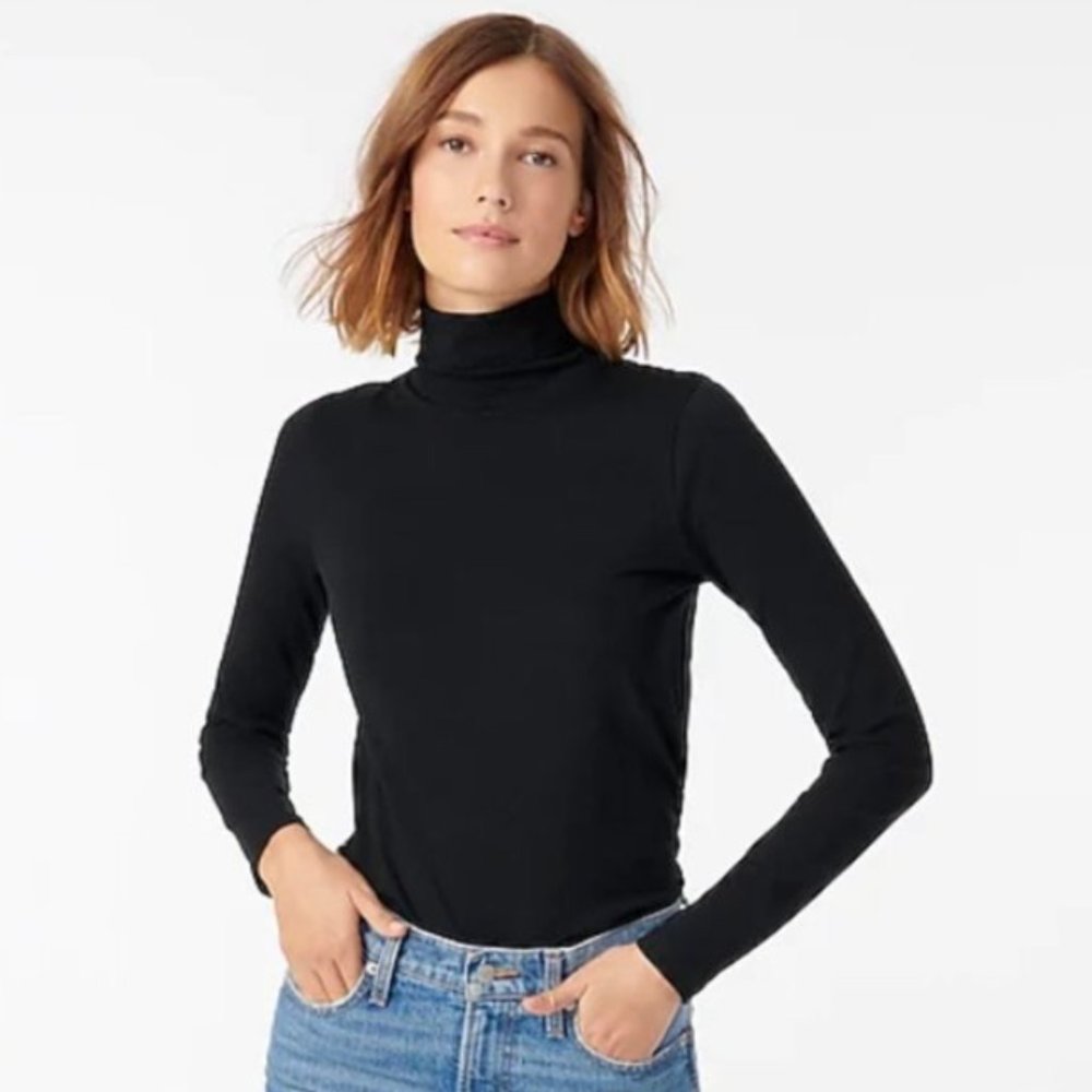Gap Black Tissue Turtleneck